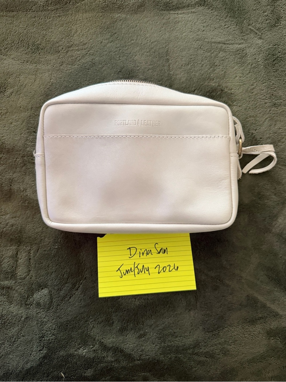 Portland Leather pearl large camera bag